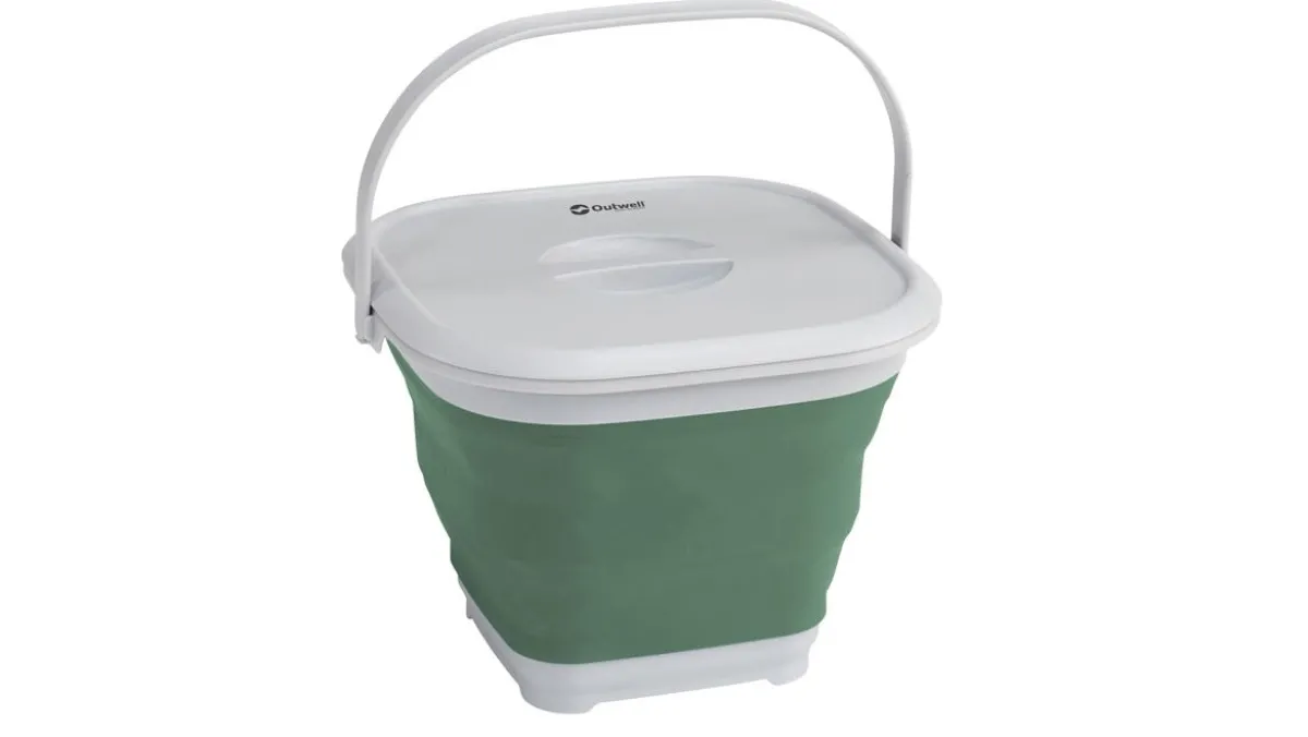 Collaps Bucket Square med låg Shadow Green-Outwell Sale