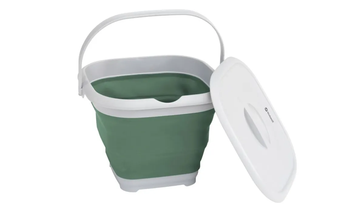 Collaps Bucket Square med låg Shadow Green-Outwell Sale