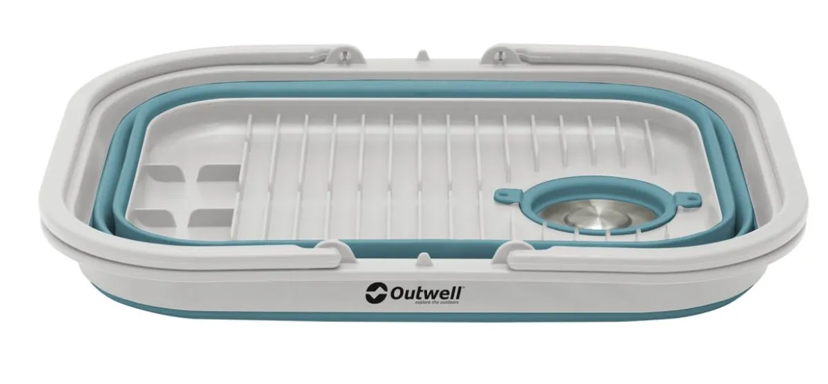 Collaps Vaskebalje med håndtag og låg Classic Blue-Outwell Best