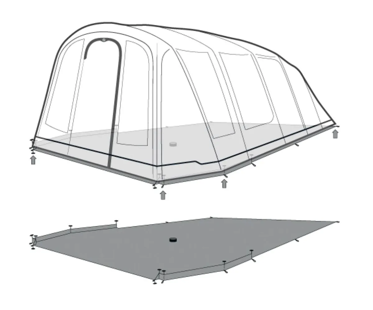 Underlag Lux Tennessee 7 Air-Outwell Outlet