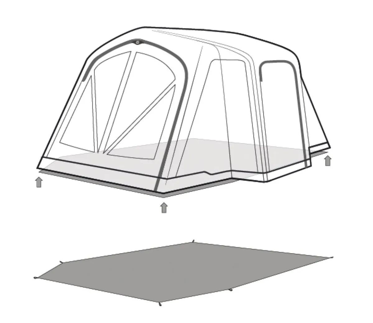 Underlag Montana 4 Air-Outwell Best Sale